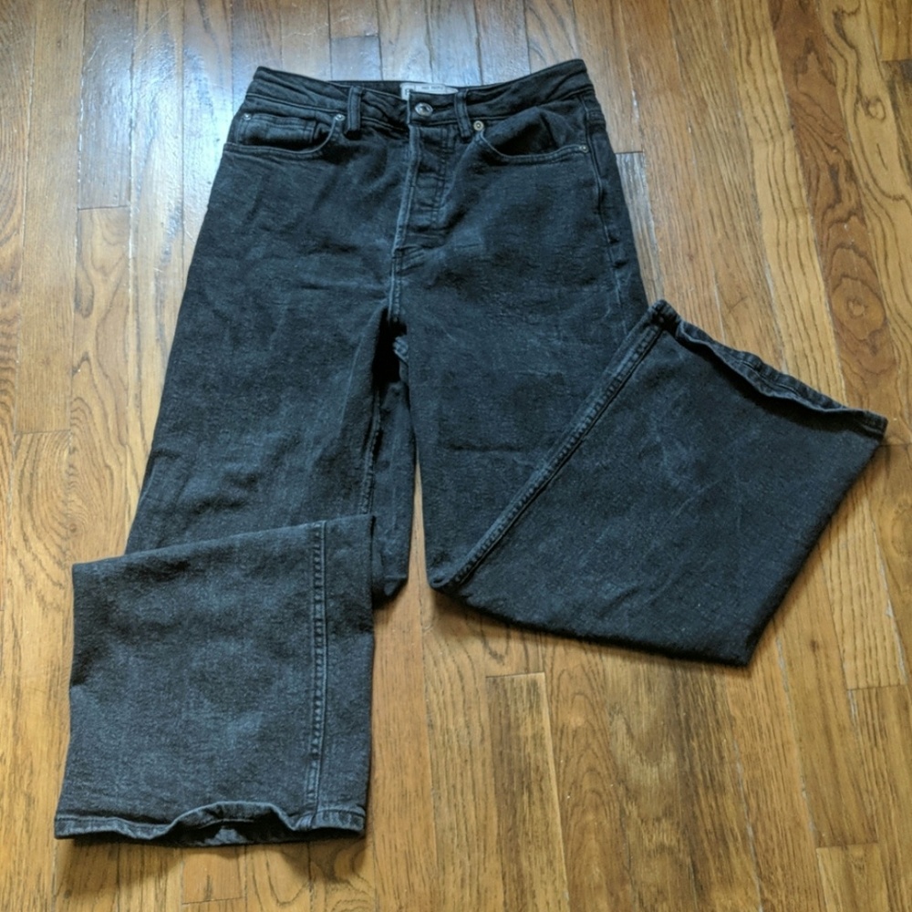 Free people High waist, button fly,  boot cut jean